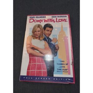 Down With Love‎ DVD Movie Renee Zellweger Ewan McGregor Full Screen